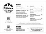 Pizza Menu